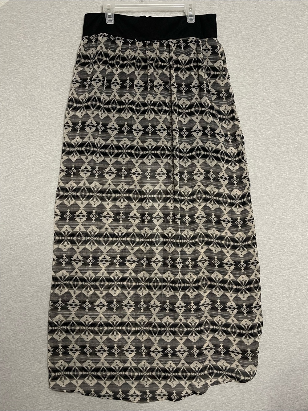 Mandee Aztec Geometric Print Maxi Skirt - Picture 3 of 9